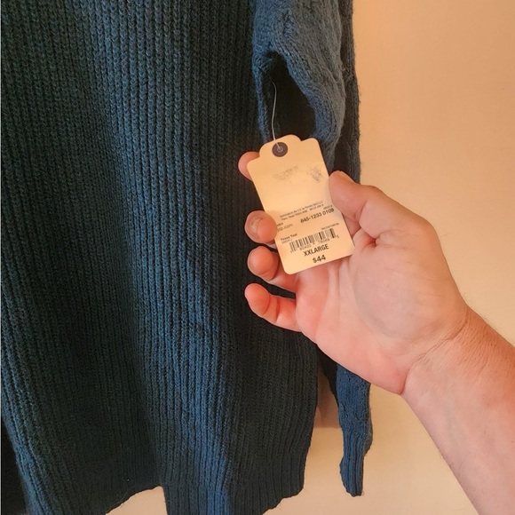 St Johns Bay hunter green oversized sweater size womens xxl - Picture 3 of 5